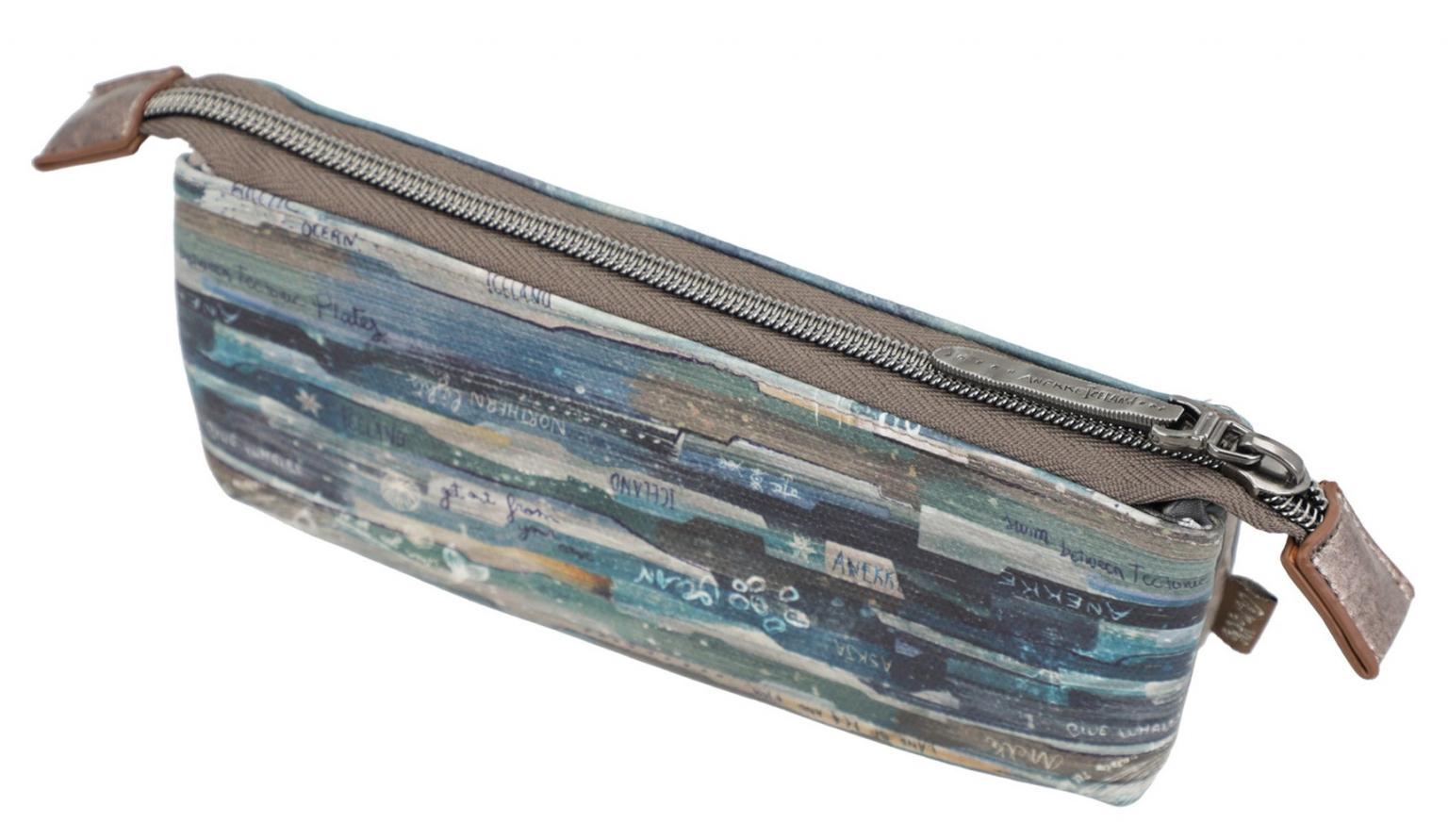 Pencil Case Anekke Iceland Blau Muscheln Wal Federpenal