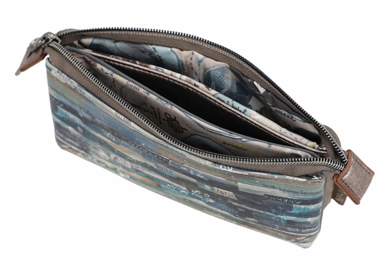 Pencil Case Anekke Iceland Blau Muscheln Wal Federpenal