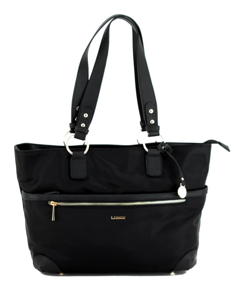 Perlonshopper L.Credi Alena gestreift blau weiß Freundin