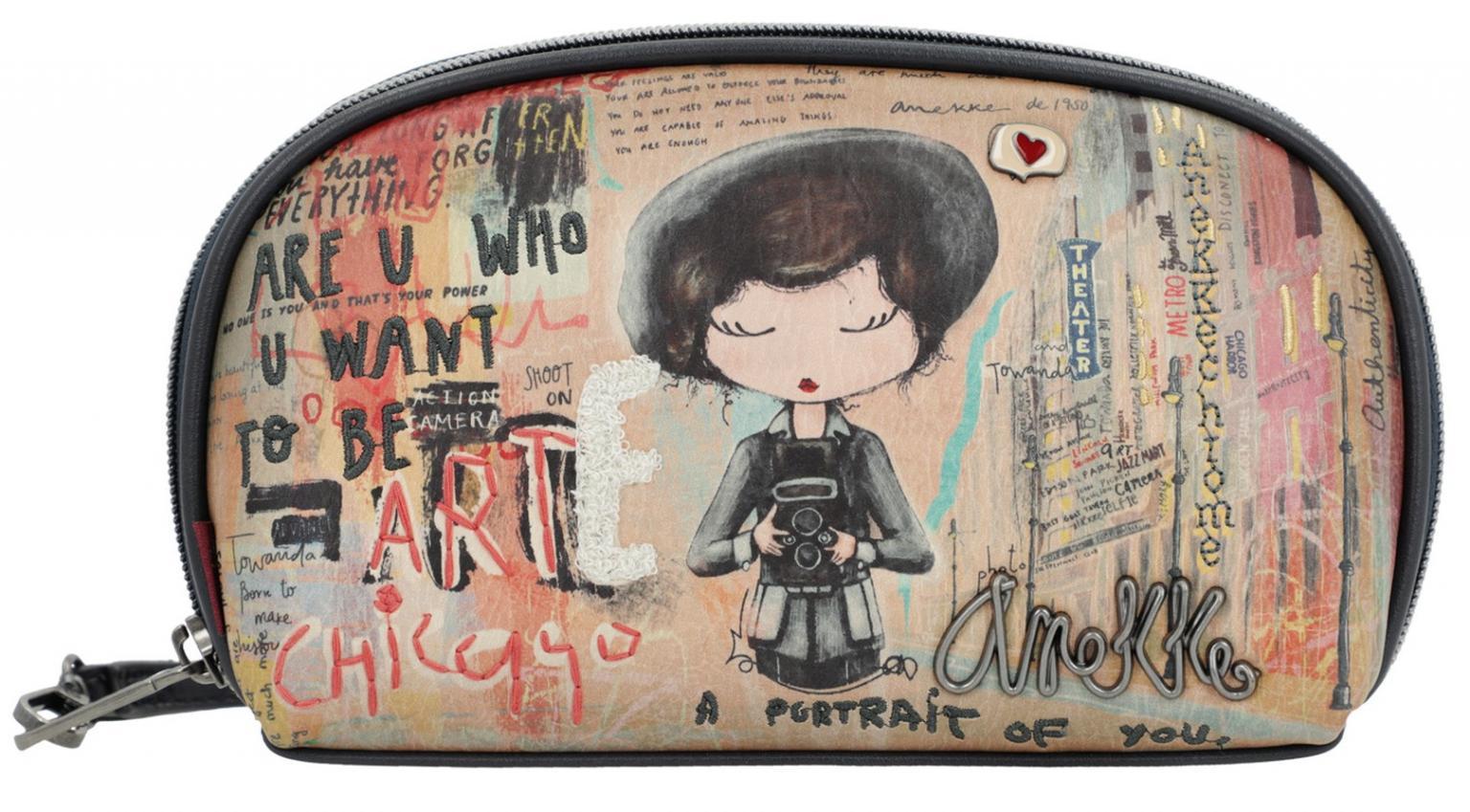 Pochette Anekke City Art Clutch Organizer bunt Handschlaufe