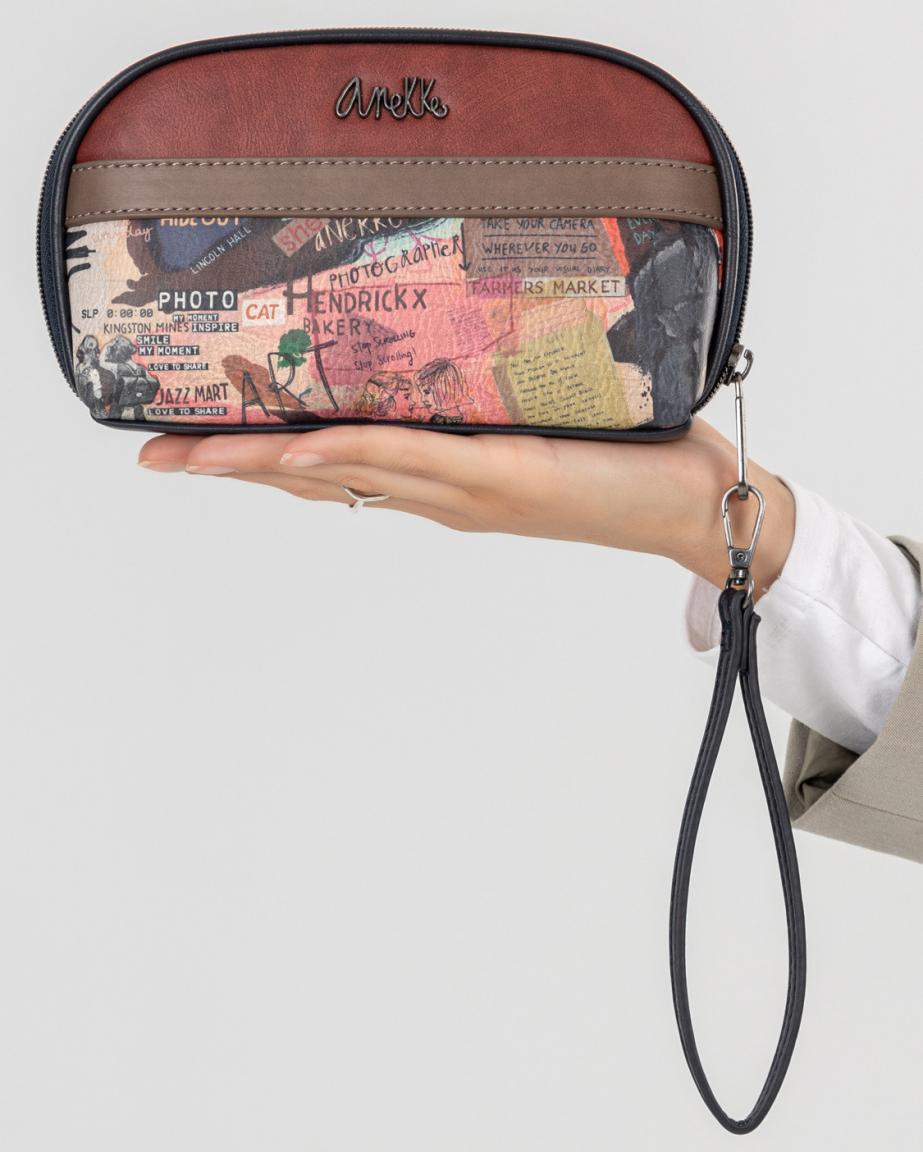 Pochette Anekke City Art Clutch Organizer bunt Handschlaufe