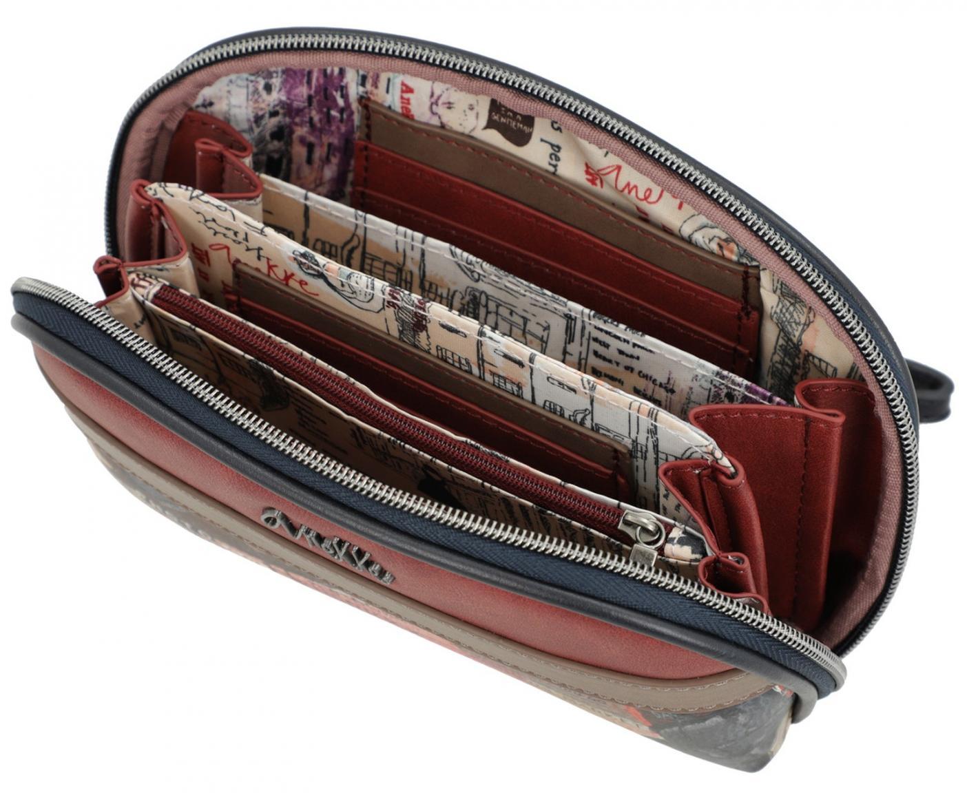 Pochette Anekke City Art Clutch Organizer bunt Handschlaufe