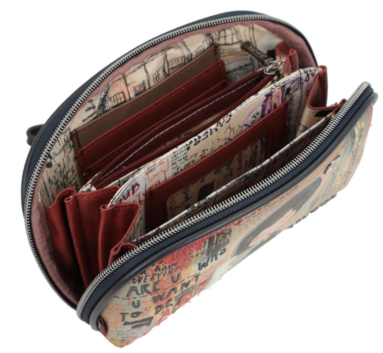 Pochette Anekke City Art Clutch Organizer bunt Handschlaufe