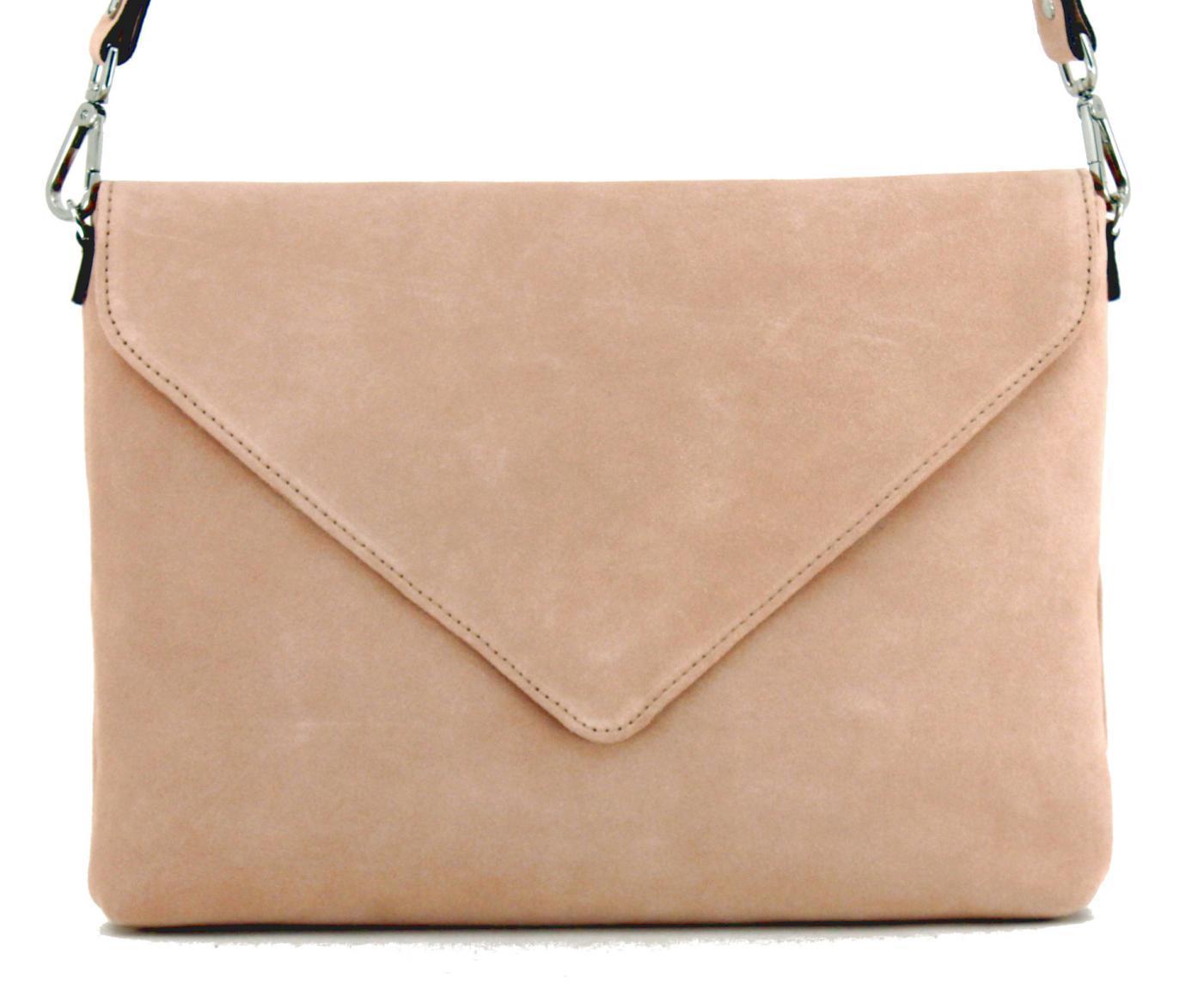 Pochette Gianni Chiarini Victoria Nuage nude Velours Clutch