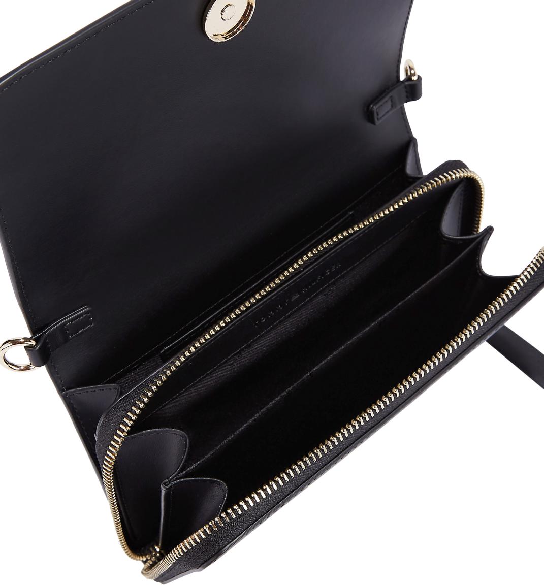 Pochette Tommy Hilfiger Crossover Sign gold Black