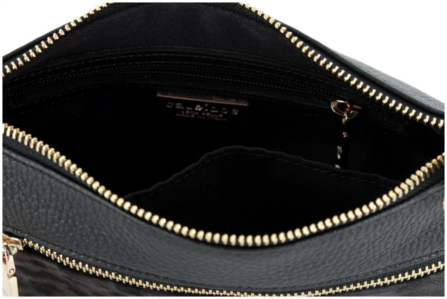 Pochette mit Handschlaufe CALEIDOS Black Leo
