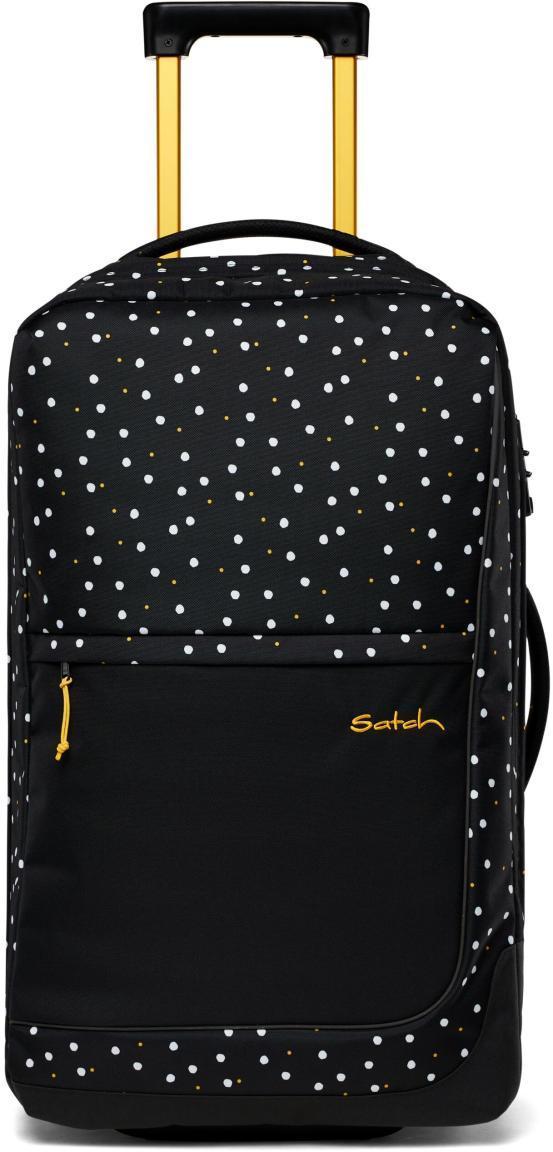 Polkadots Satch Flow 65cm schwarz Punkte Lazy Daisy Ferienkoffer