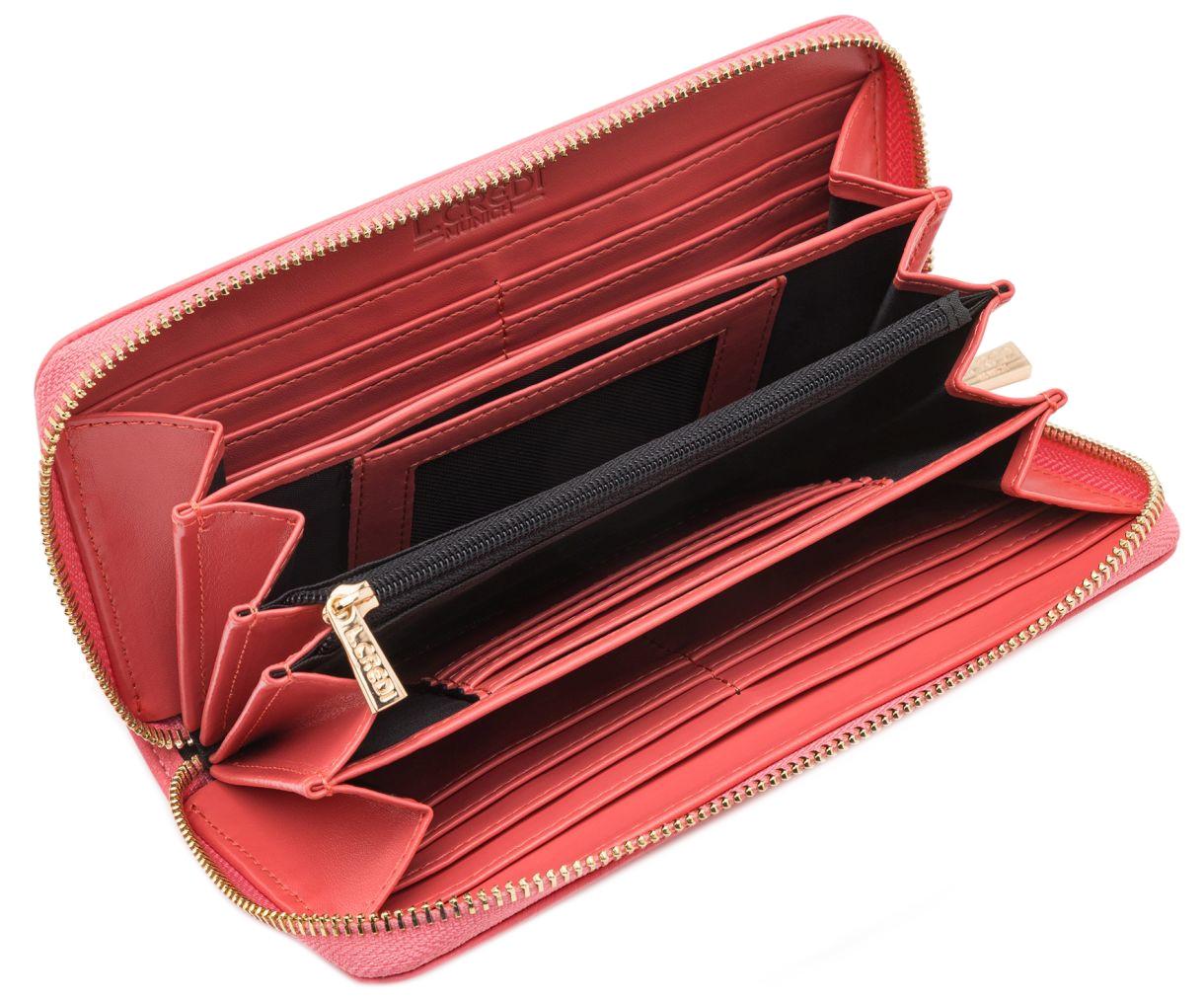 Portemonnaie Coral L.Credi vegan Filippa rosa