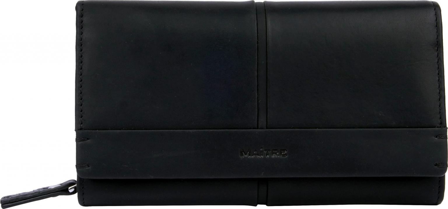 Portemonnaie Dilara Birkenfeld MAITRE Black Vintage Rindsleder 