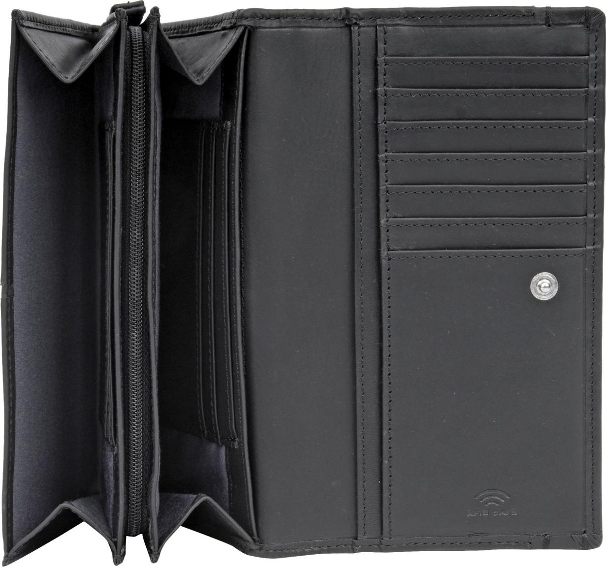 Portemonnaie Dilara Birkenfeld MAITRE Black Vintage Rindsleder 