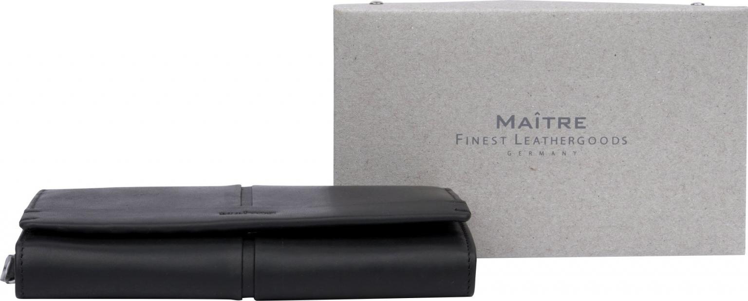 Portemonnaie Dilara Birkenfeld MAITRE Black Vintage Rindsleder 