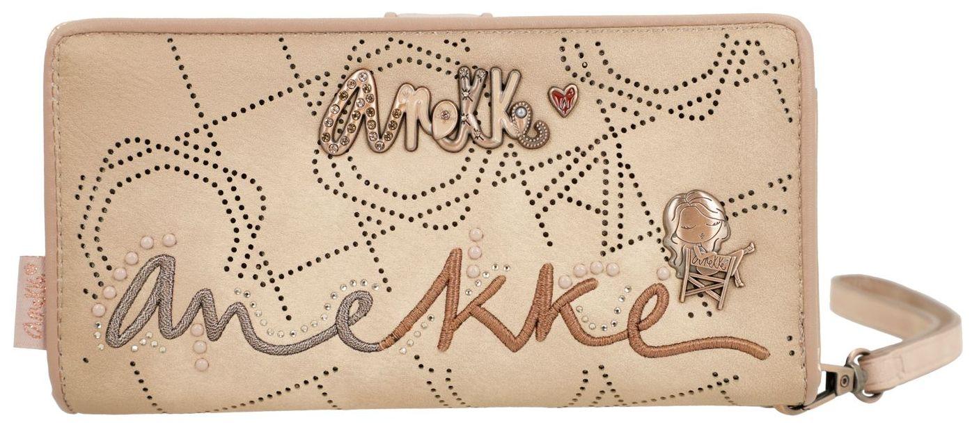 Portemonnaie Large Anekke Hollywood Studio Nude Beige Lasercut