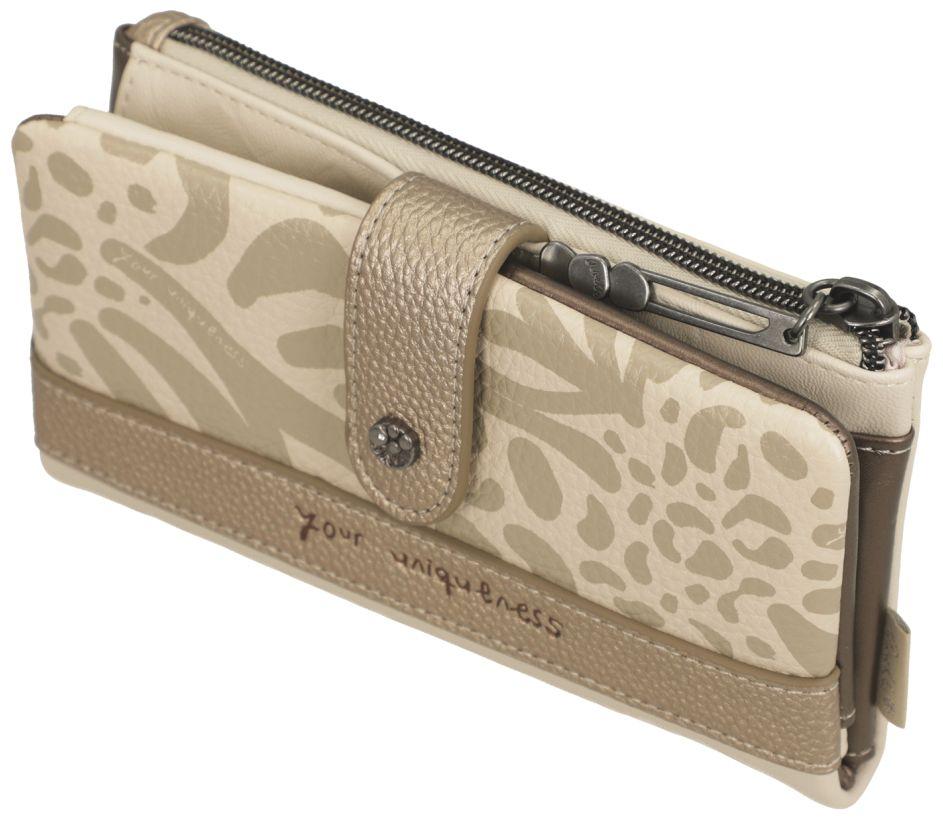 Portemonnaie Stickerei beige flexibel Anekke Sophia Gaia