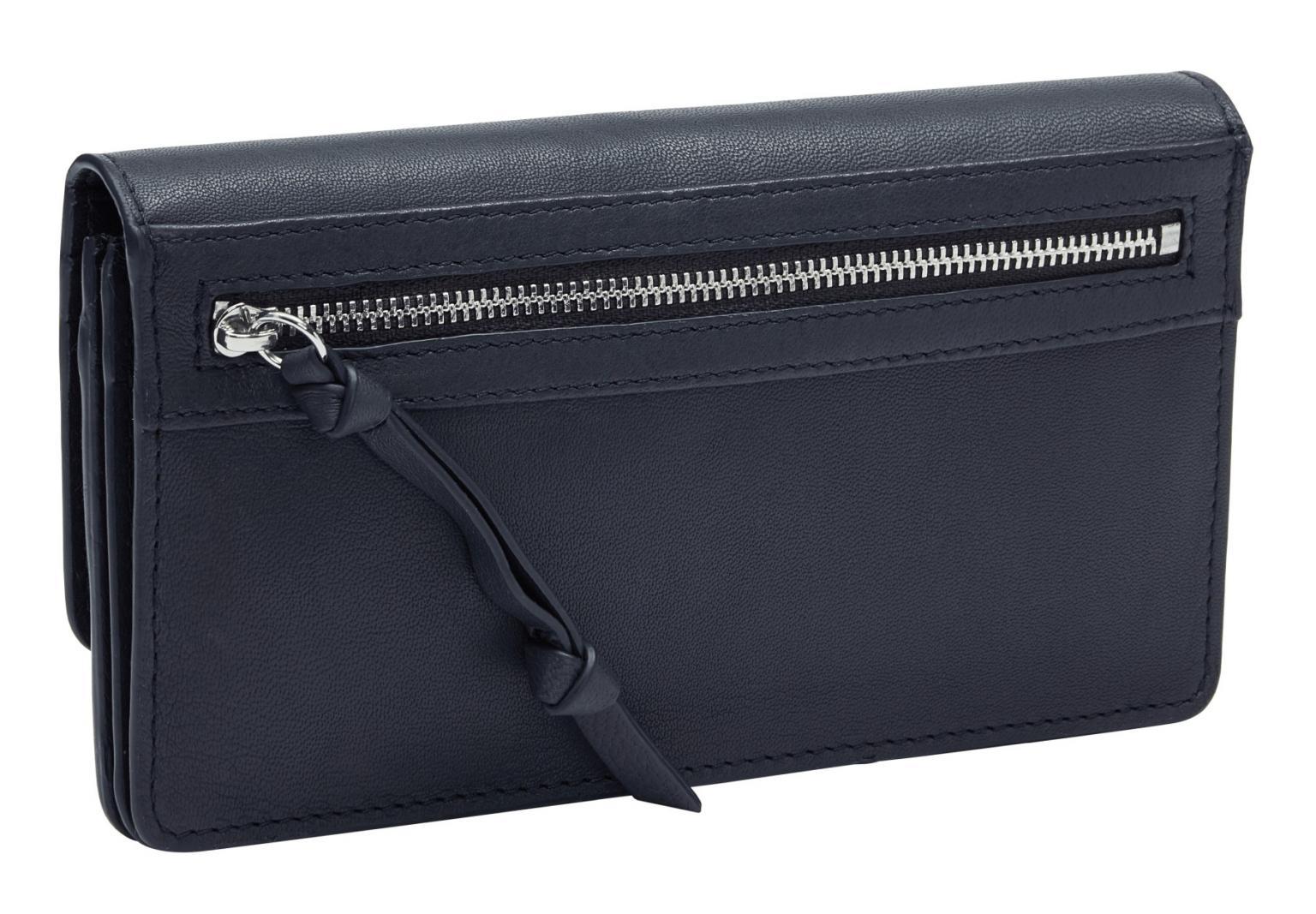 Portemonnaie Zip Liebeskind Berlin Tamora Vivian midnight sky Lamb Solida Lamm