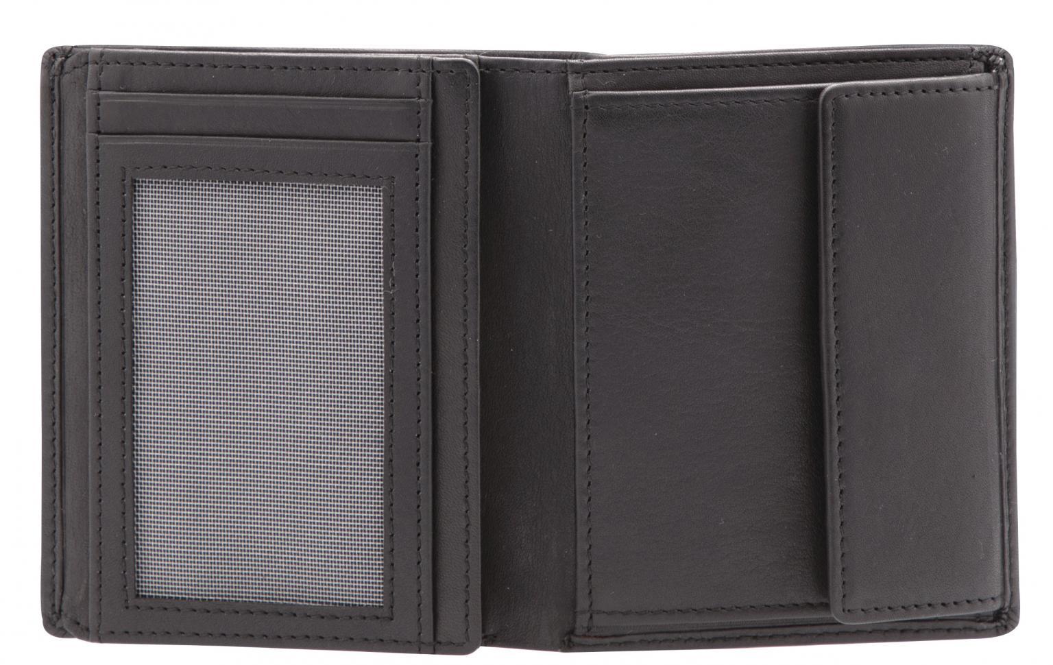 Portemonnaie für Herren Maitre Hainer schwarz Hochformat RFID