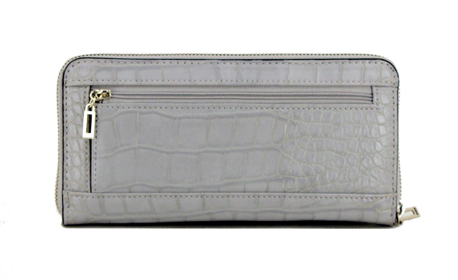 Portmonaire big Clutch Guess Triple G SLG Grey Schlange