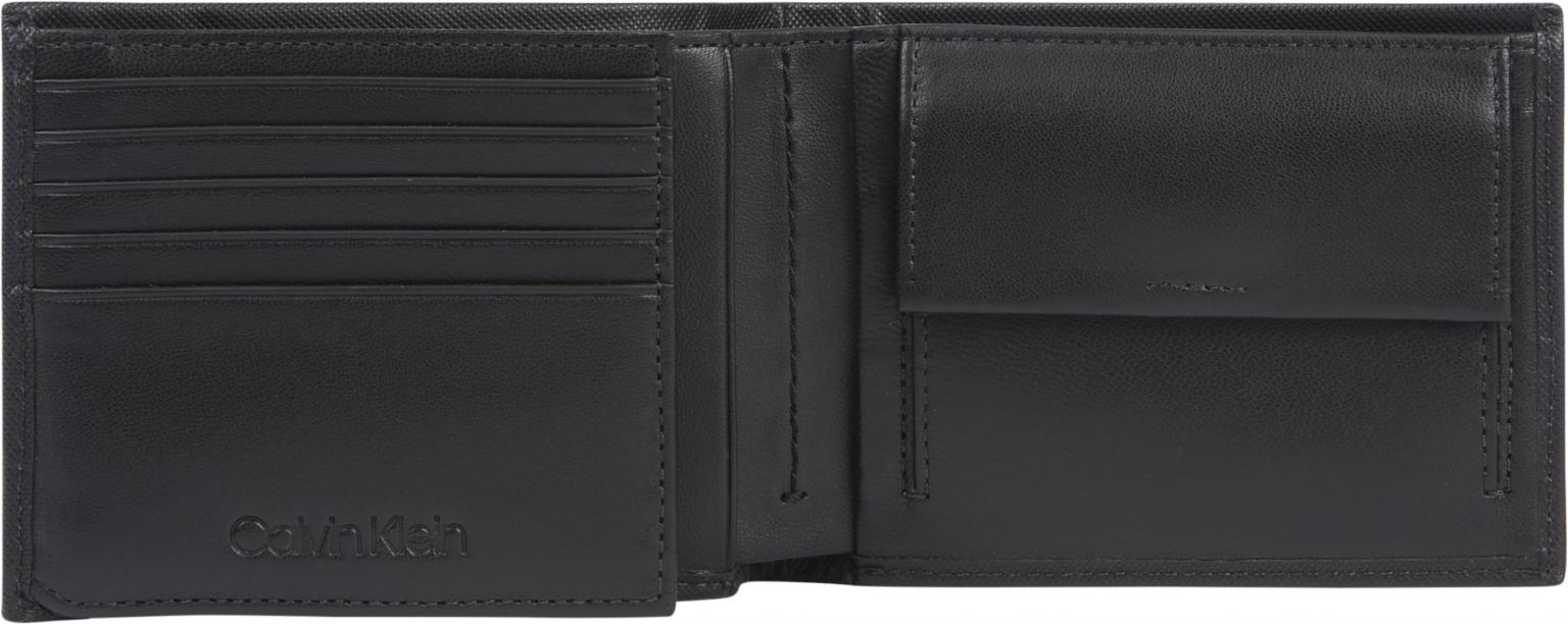 Portmonee Calvin Klein Trifold Coin Ledernarbung RFID