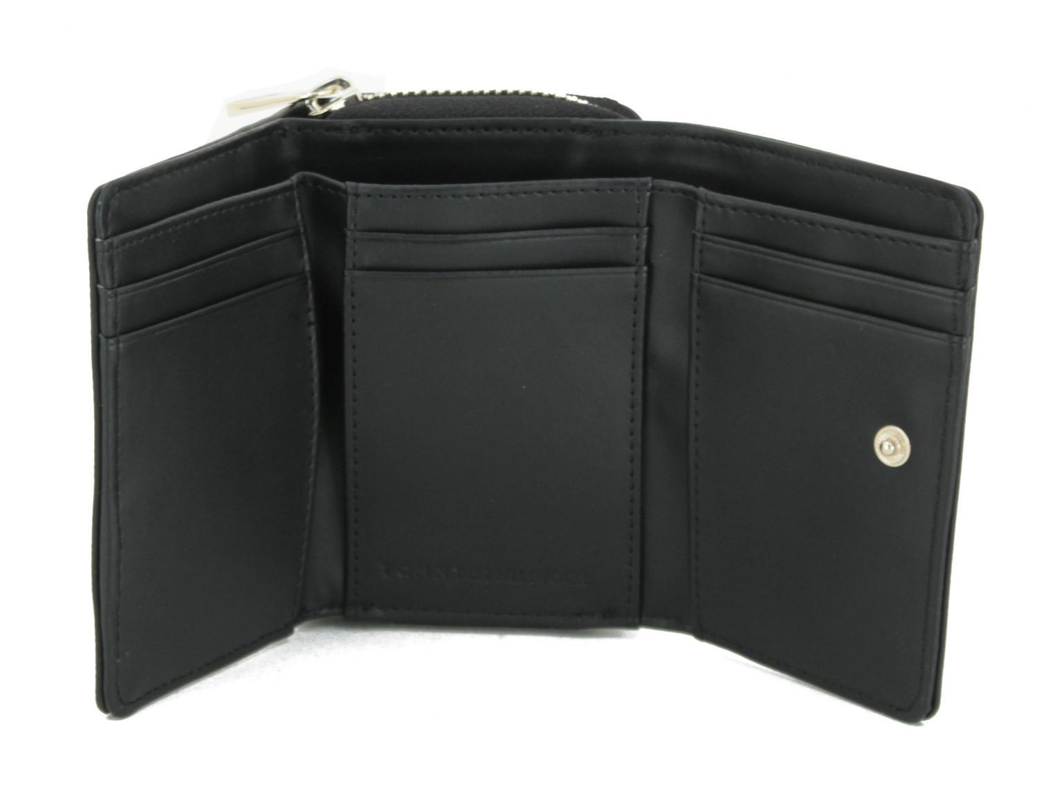 Portmonee Tommy Hilfiger Honey Med Flap Dunkelblau zweigeteilt