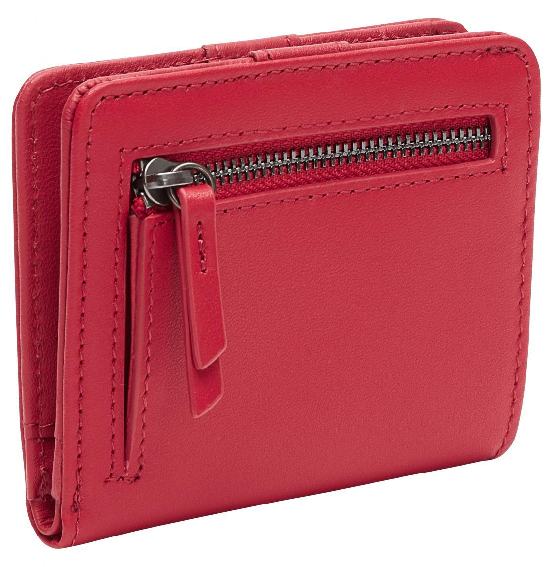 Portmonee hellrot Glattleder RFID Ausleseschutz Liebeskind Carter Dahlia Red Pepper