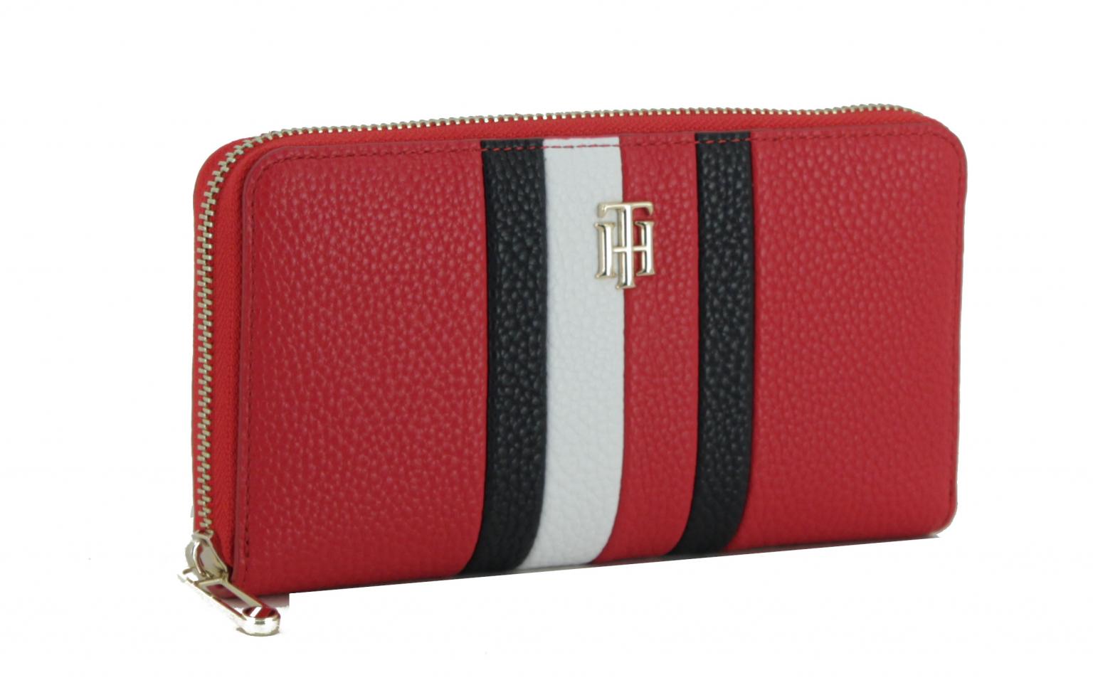 Portmonee lang Tommy Hilfiger TH Essence Large ZA Corp Rot