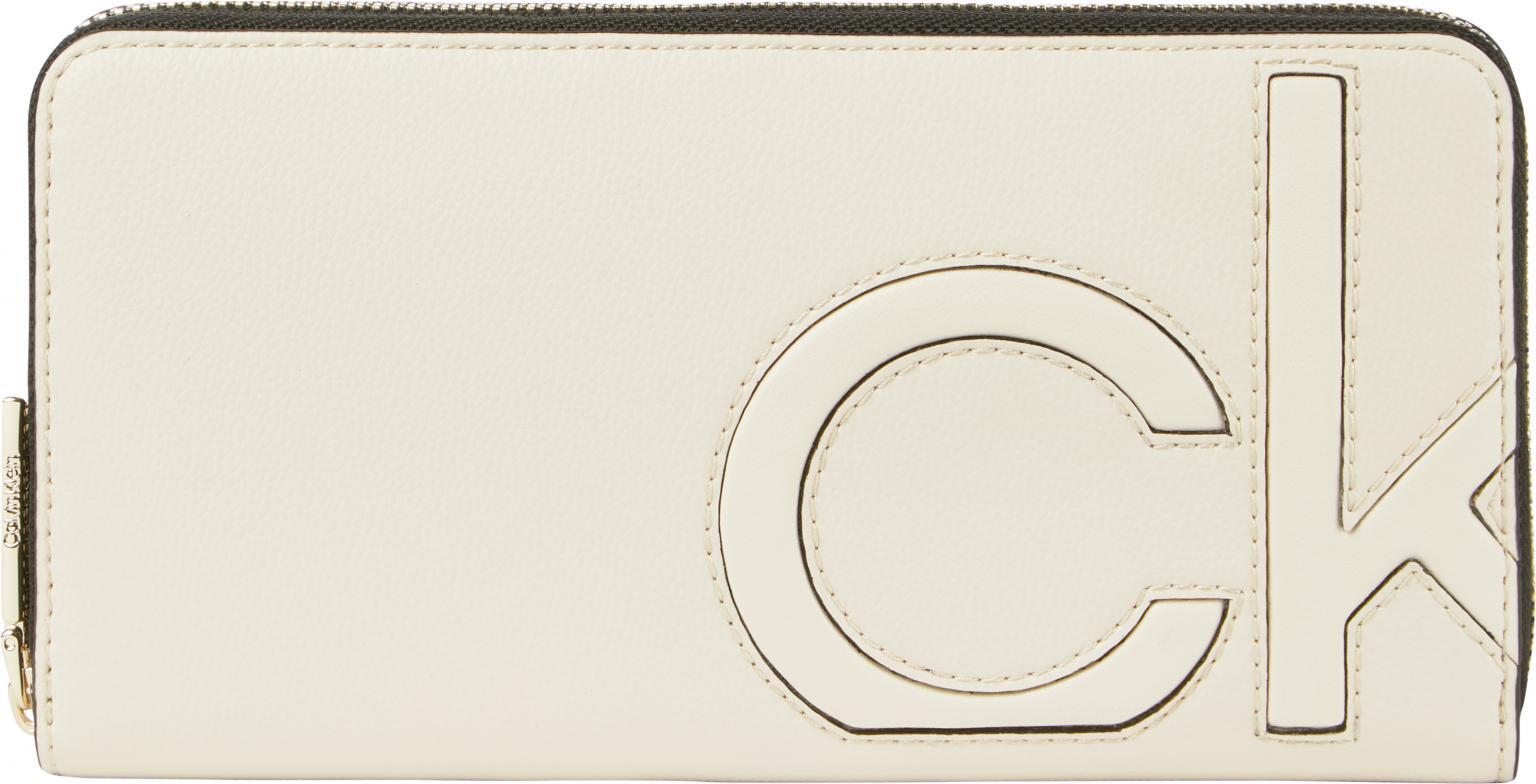 Portmonnaie Calvin Klein Wallet LG Pastell Beige RFID