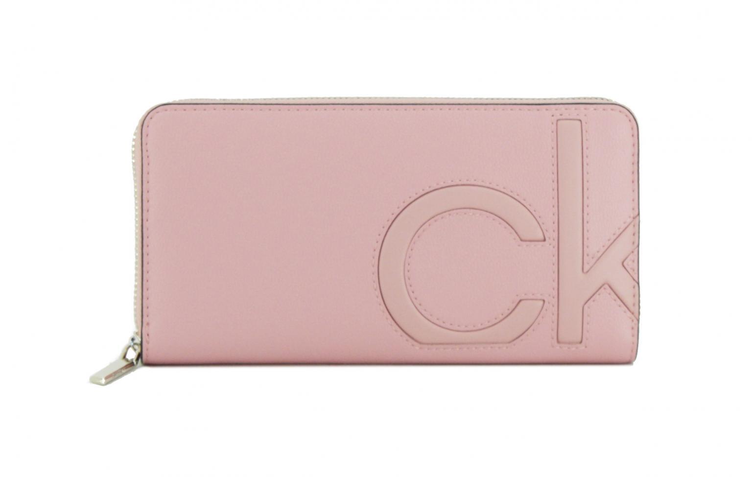 Portmonnaie Calvin Klein Wallet LG Pastell Beige RFID