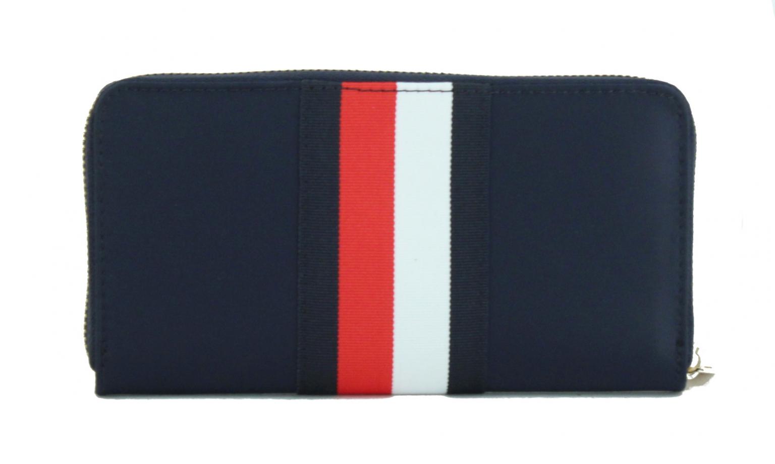 Portmonnaire Tommy Hilfiger Poppy Large ZA dunkelblau Nylon