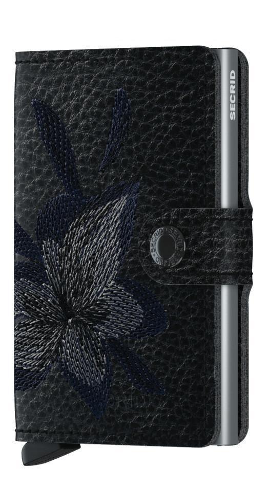 RFID Kartenhülle schwarz Stitch Magnolia Secrid Miniwallet