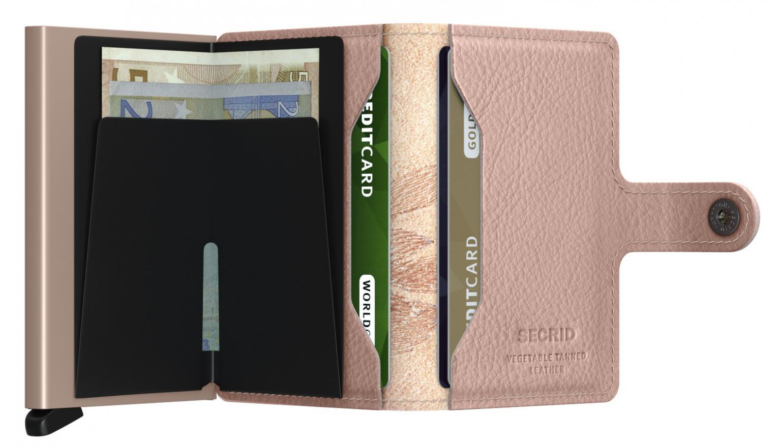 RFID-Schutzhülle Miniwallet Stitch Magnolia Rosa Secrid Blume