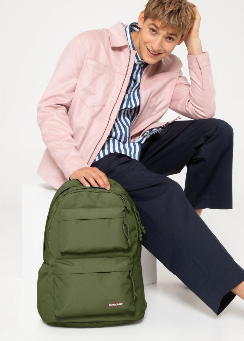 Ranzen Eastpak Padded Double Militärgrün Dark Gras Laptop Polsterung