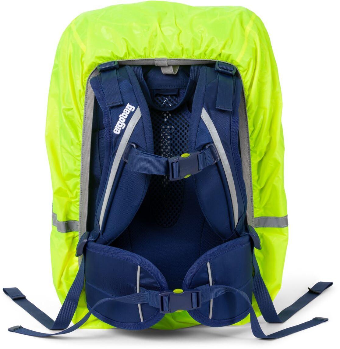 Regenschutz für Schultasche ergobag gelb reflektierend