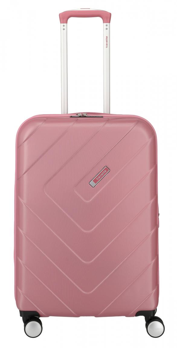 Reisekoffer 4-Rad Travelite Kalisto M Rose Hartschale 67cm pink