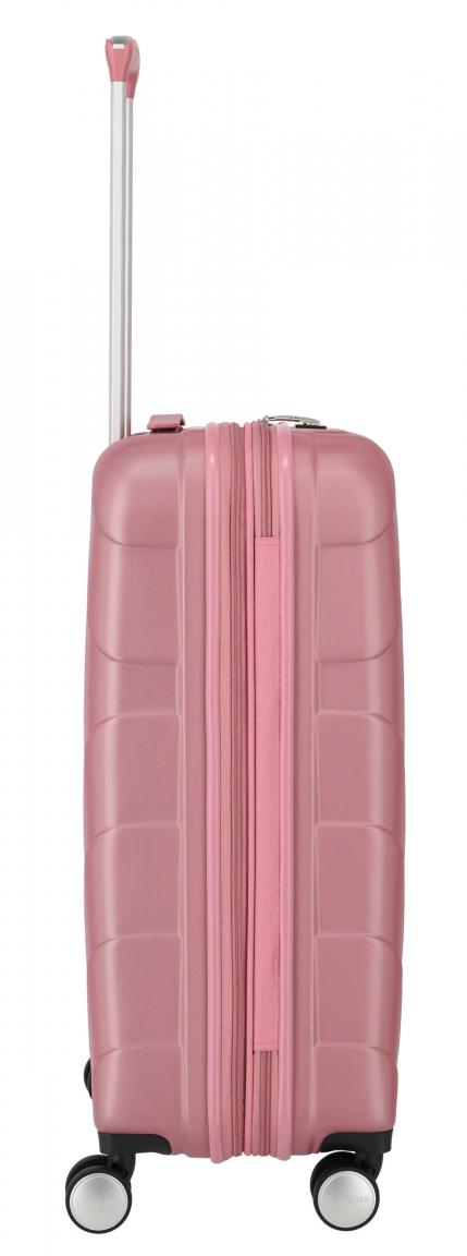 Reisekoffer 4-Rad Travelite Kalisto M Rose Hartschale 67cm pink