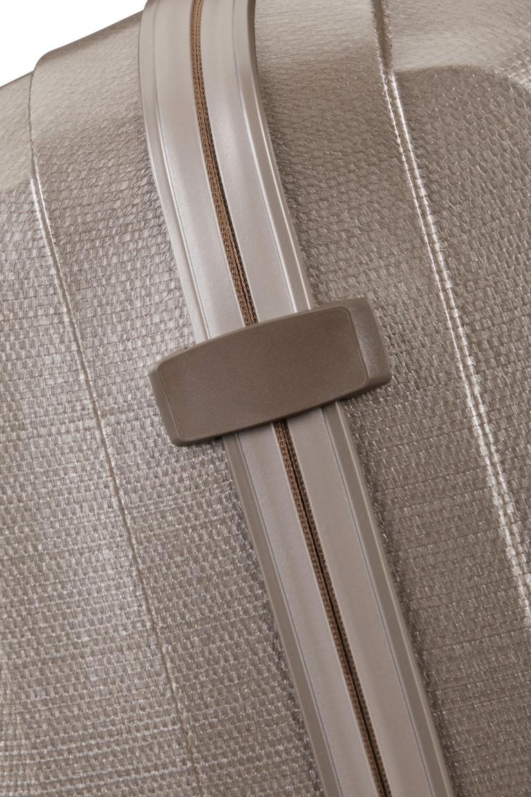 Reisekoffer Hartschale Samsonite Lite-Cube Spinner 68cm Ivory Gold 