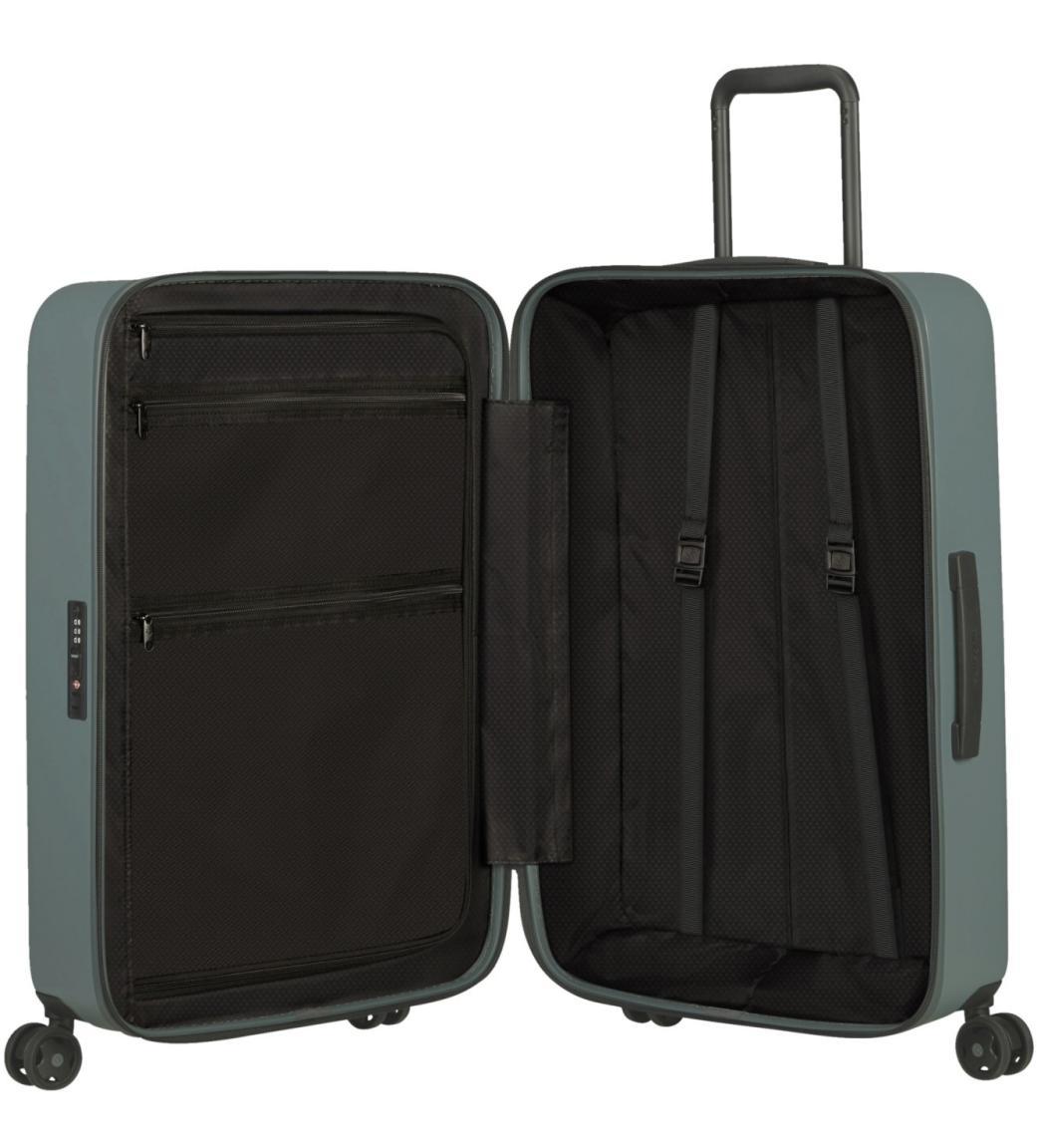 Reisekoffer Samsonite StackD Spinner M 68cm forest grün