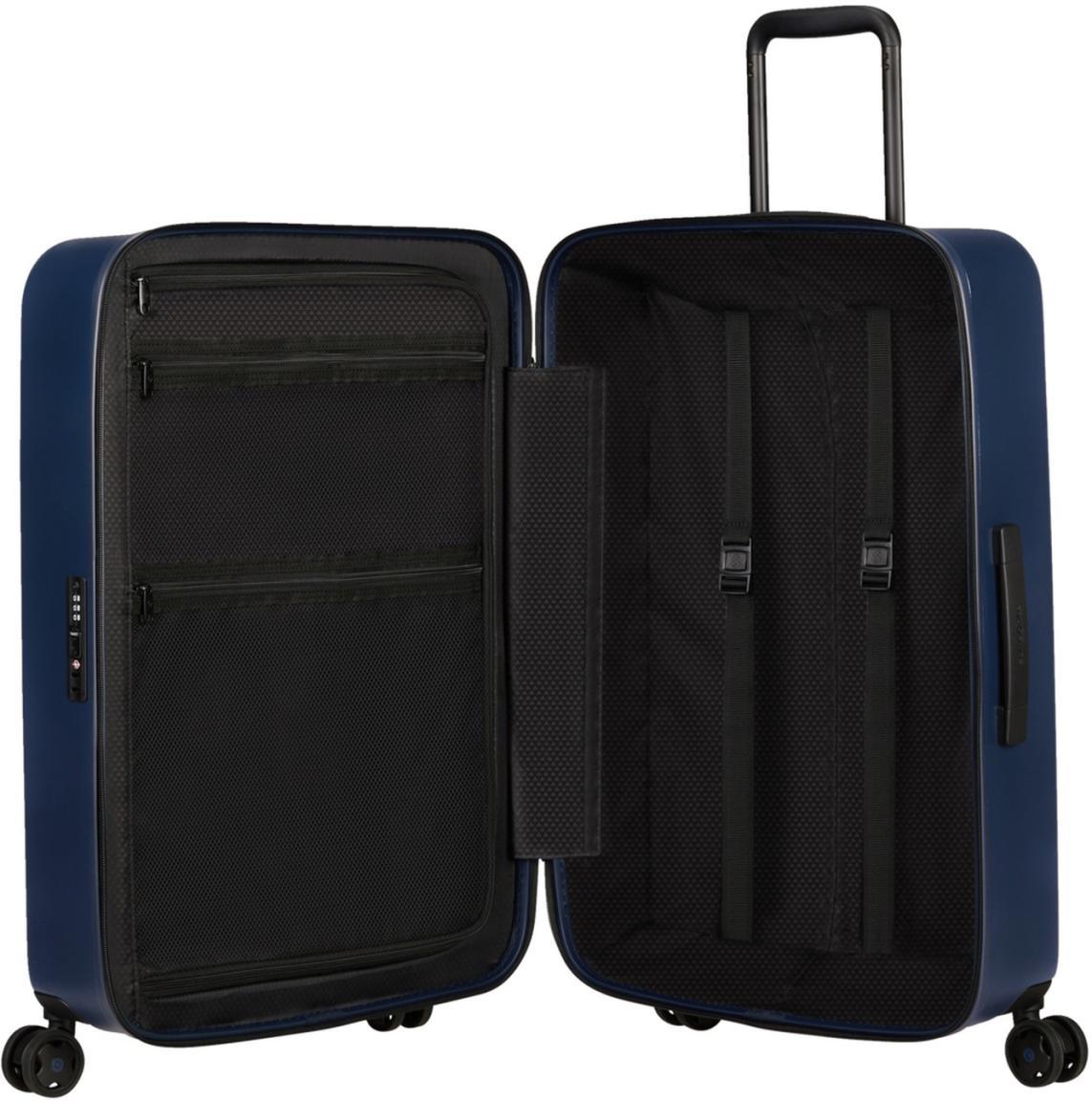 Reisekoffer dunkelblau Samsonite StackD Spinner M 68cm Navy