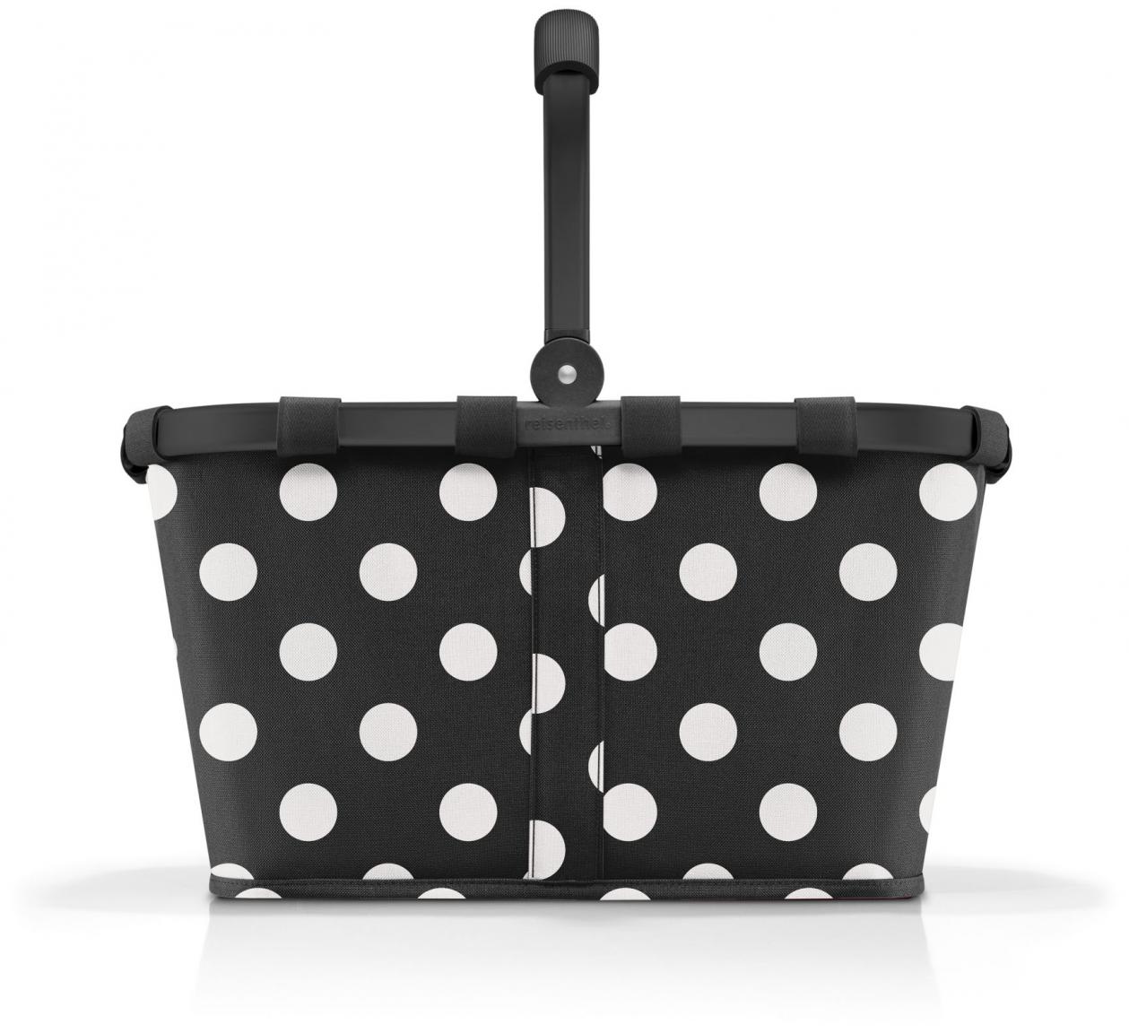 Reisenthel Einkaufskorb Carrybag Dots White schwarz weiß