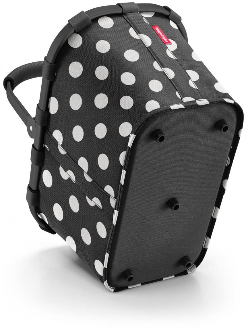 Reisenthel Einkaufskorb Carrybag Dots White schwarz weiß