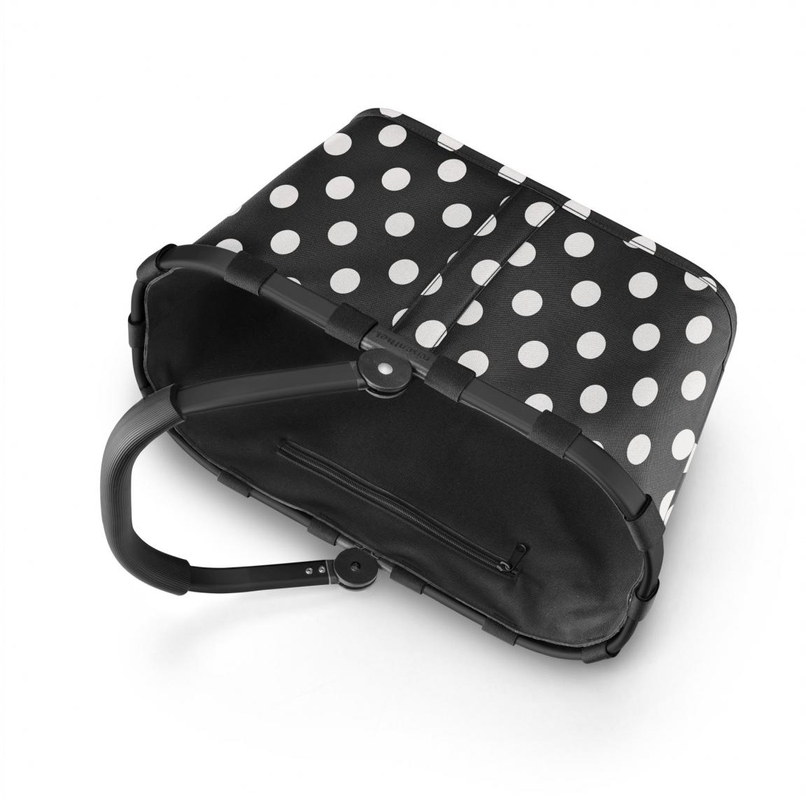 Reisenthel Einkaufskorb Carrybag Dots White schwarz weiß