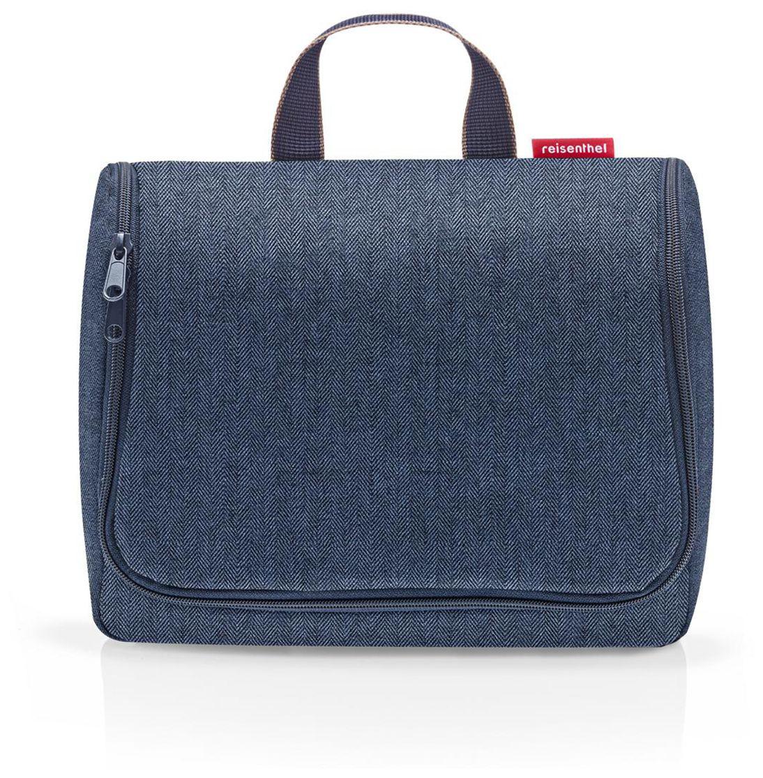 Reisenthel Kosmetiktasche Toiletbag XL Herringbone Dark Blue