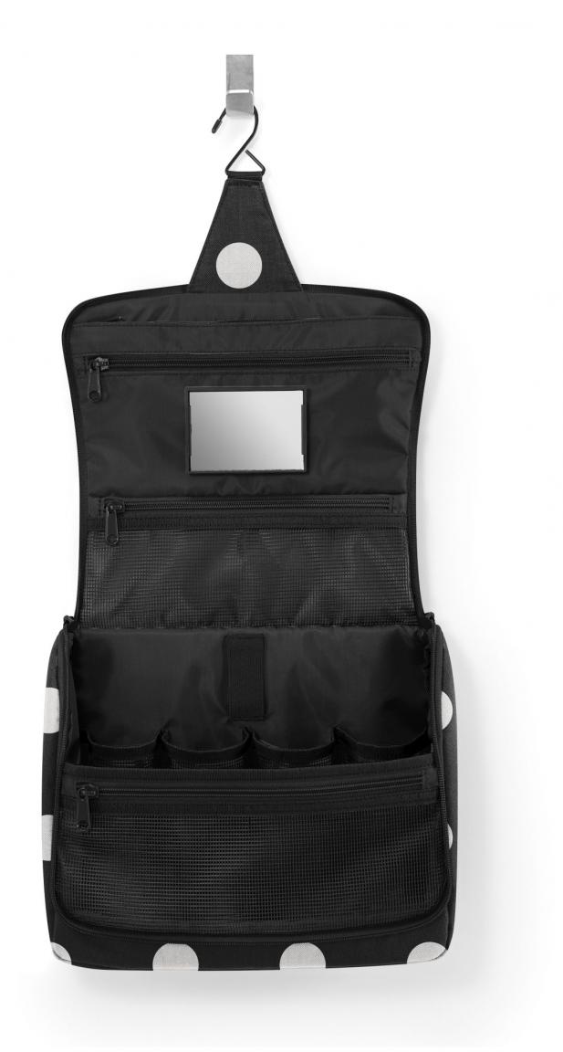 Reisenthel Kulturtasche schwarz weiße Punkte Toiletbag XL