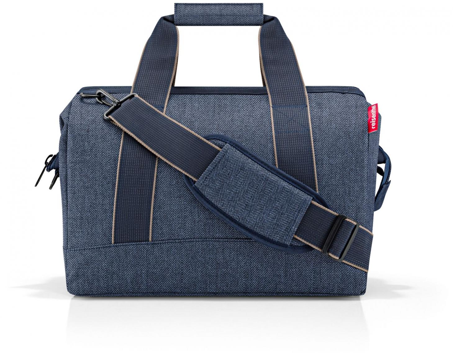 https://www.bautenbacher.at/images/product_images/popup_images/Reisenthel-Reisetasche-Allrounder-M-Herringbone-Dark-Blue-:-:32692_1.jpg