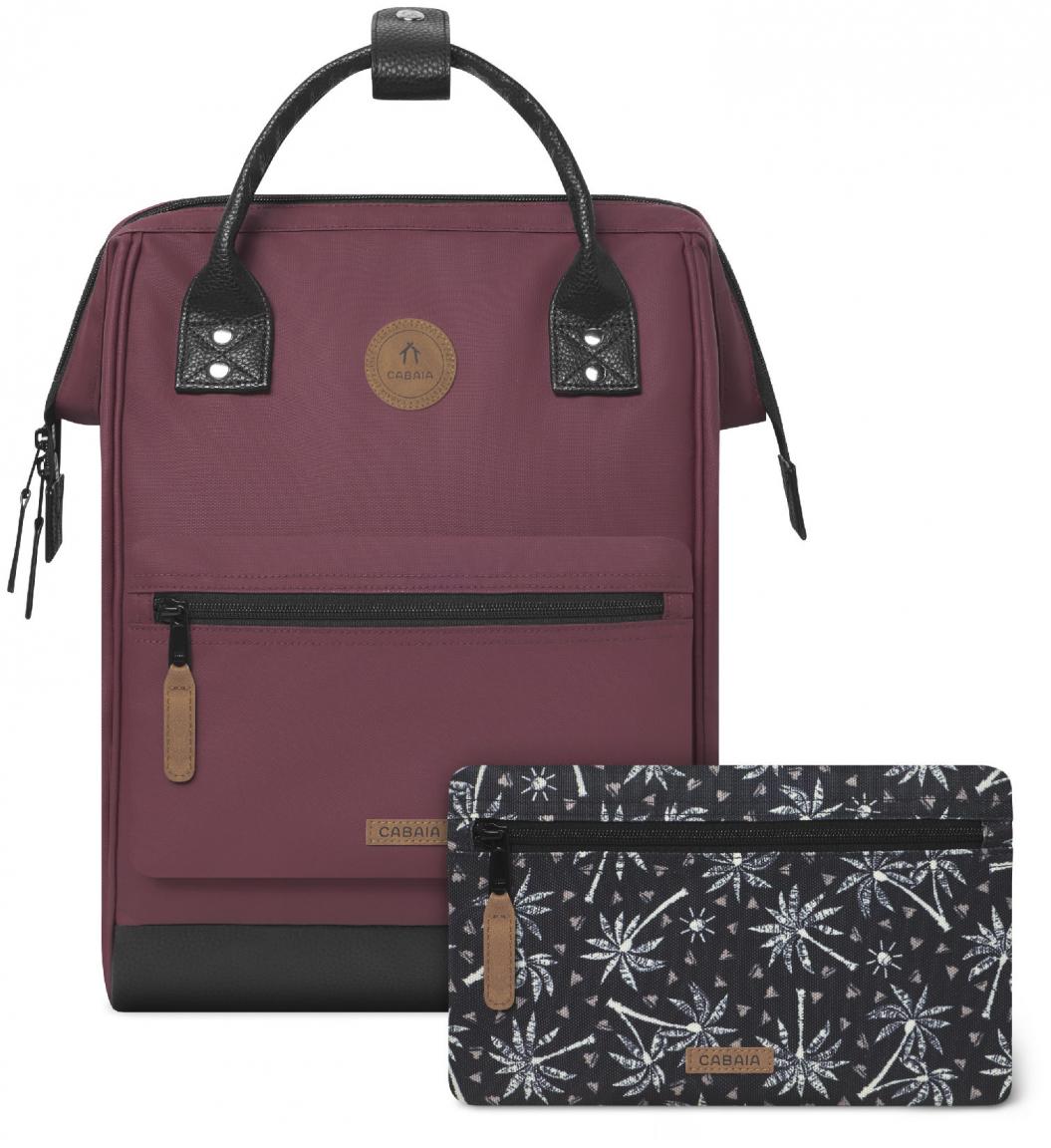 Reiserucksack Cabaia Pouch Adventurer Kassala bordeaux beschichtet Medium