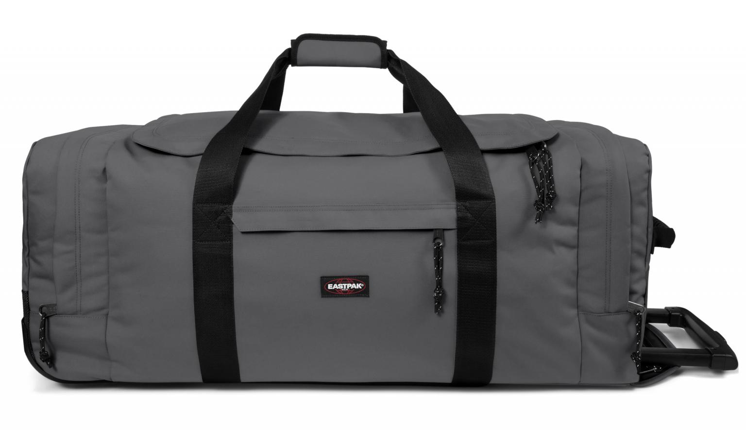 Reisetasche Eastpak Leatherface L Woven Grey grau 2-Rad