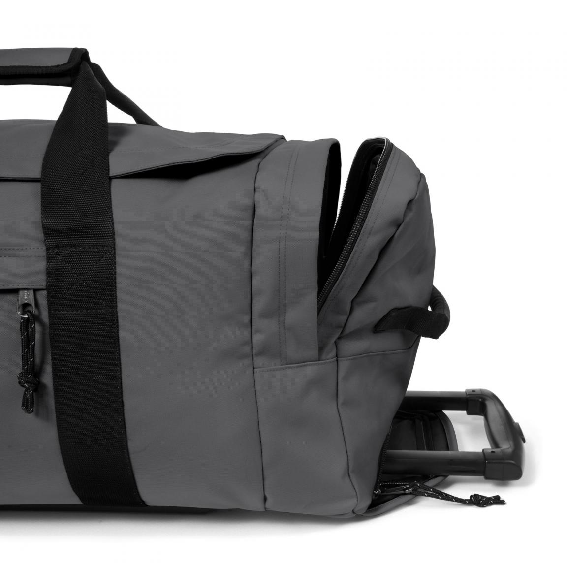 Reisetasche Eastpak Leatherface L Woven Grey grau 2-Rad