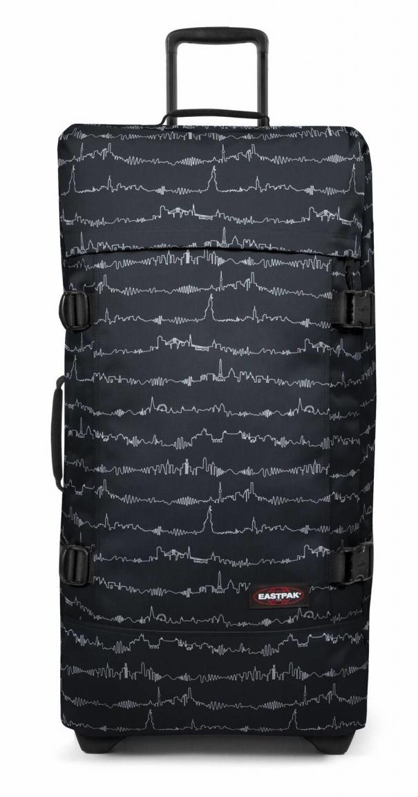 Reisetasche Eastpak Tranverz L Beat Black Skyline Wellen schwarz