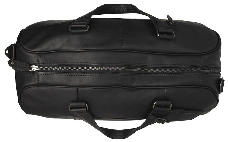 Reisetasche Rivaro Leder schwarz The Chesterfield Branch