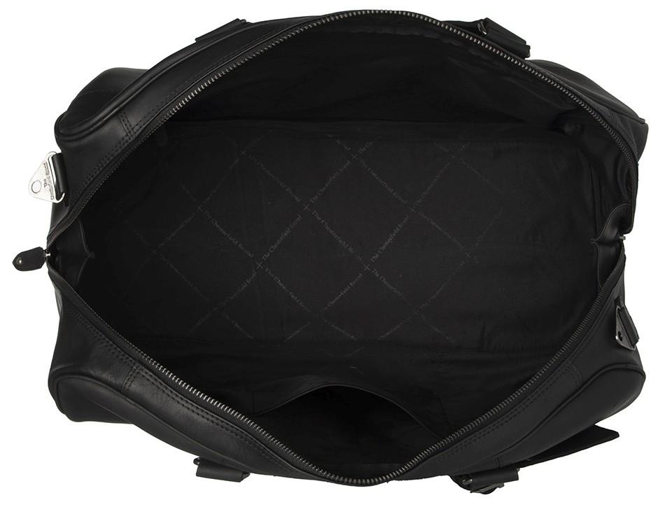 Reisetasche Rivaro Leder schwarz The Chesterfield Branch
