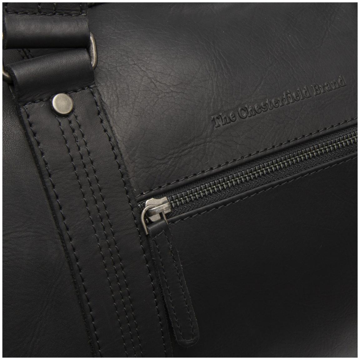 Reisetasche Rivaro Leder schwarz The Chesterfield Branch