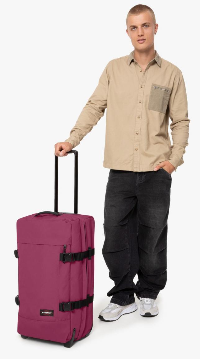 Reisetasche auf 2Rollen Tranverz M Eastpak Wine Burgundy 